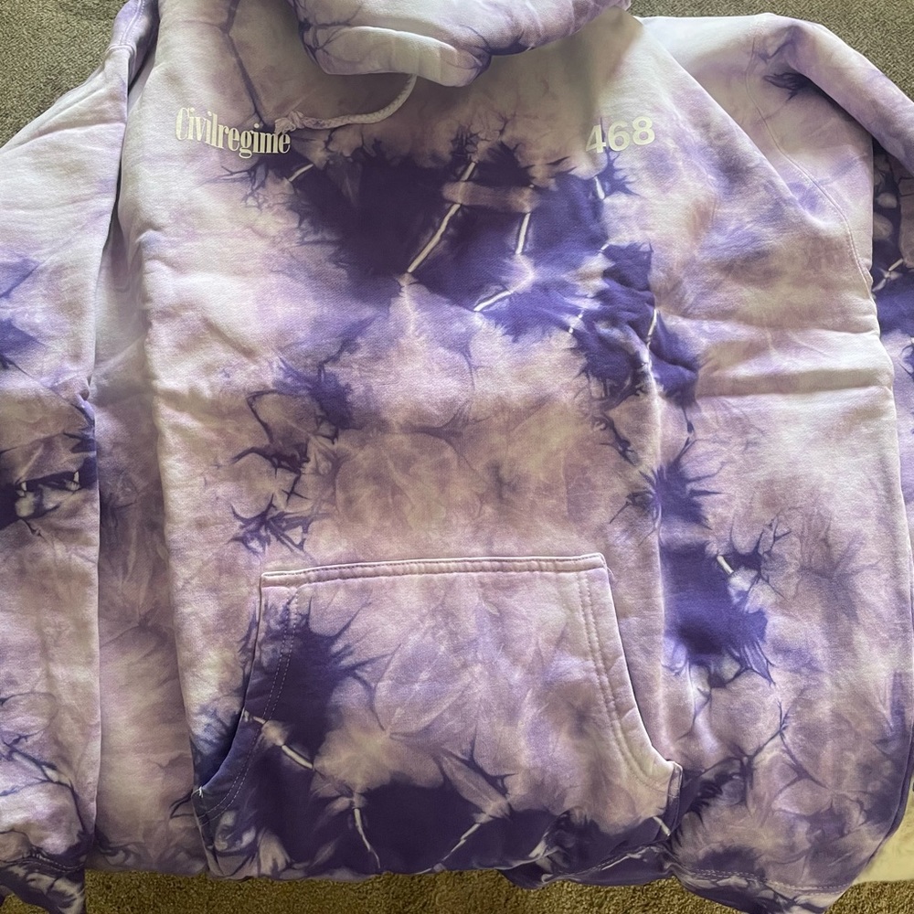 Civil Regime Strange Daze Hoodie Purple Haze XL NWOT